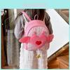 Stylish Heart Backpack For Kids With Angel Wings Lightweight Waterproof Design