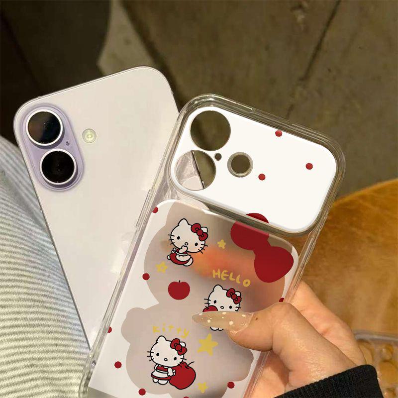 

Red Dot Hollow KT 17 Large Windows Case, Compatible with Apple 12-15, 16/17 Pro Max; Trendy, Transparent Design. Apple 16 Pro Max