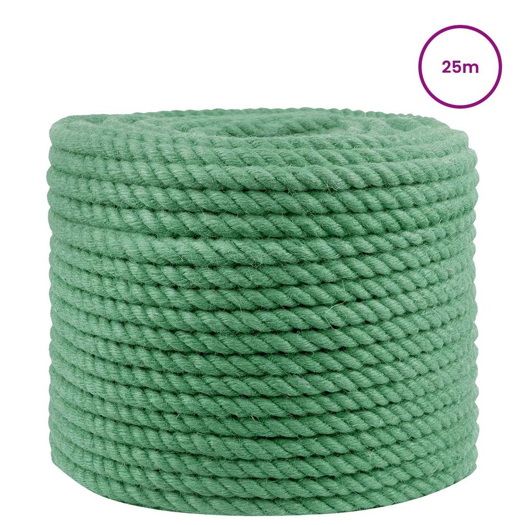 Jute Rope Green 100percent Tossa Jute