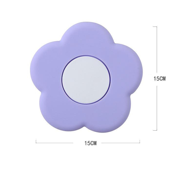 Flower Silicone Coasters Creative Cute Desktop Tea Coaster Heat-resistant Waterproof Mats Home Placemats Things for The Kitchen