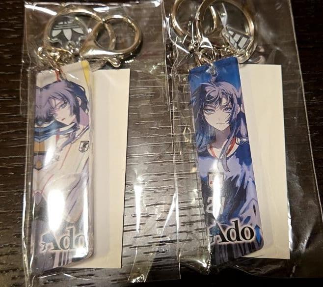 Ado Kira adidas Japan National Soccer Team Uniform Acrylic Block Keychain Set