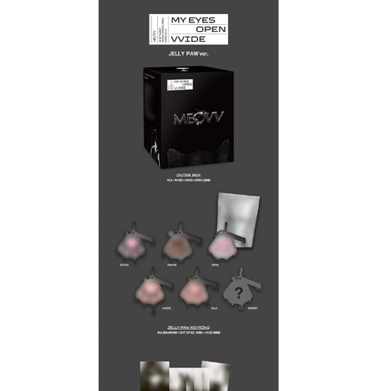 MEOVV 1st EP ALBUM - MY EYES OPEN VVIDE (JELLY PAW Ver.) -Release Date  2025-05-12