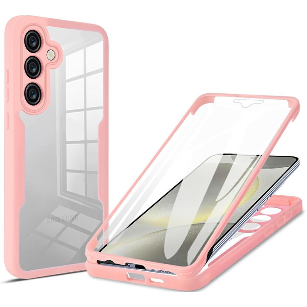 For Samsung Galaxy S25 FE Case Acrylic+TPU Clear Phone Cover with PET Screen Film