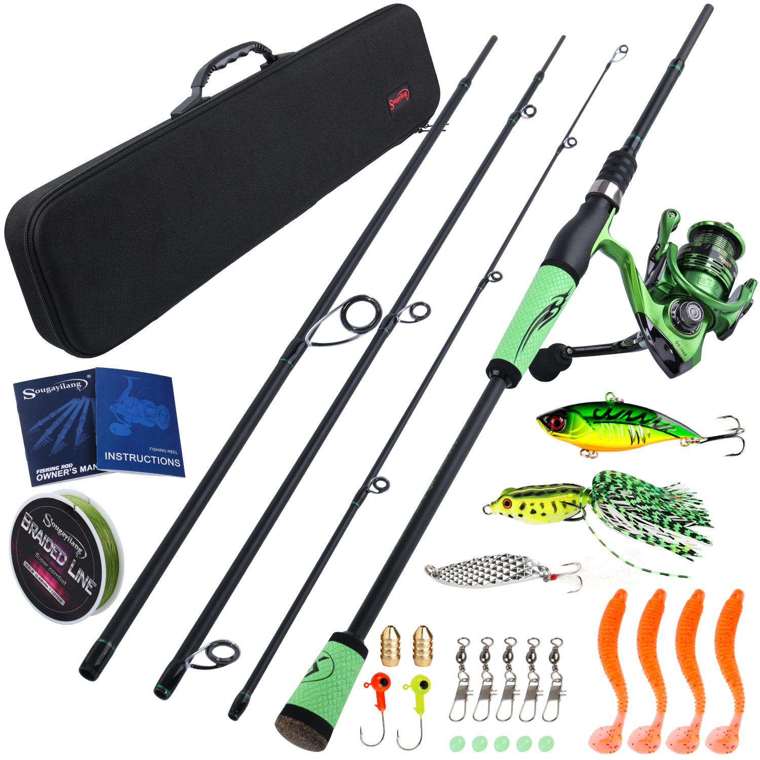 

Набор спиннинговой удочки и катушки Удочка 2,1 м с рыболовной катушкой 2000 года для инструментов для ловли карпа Set