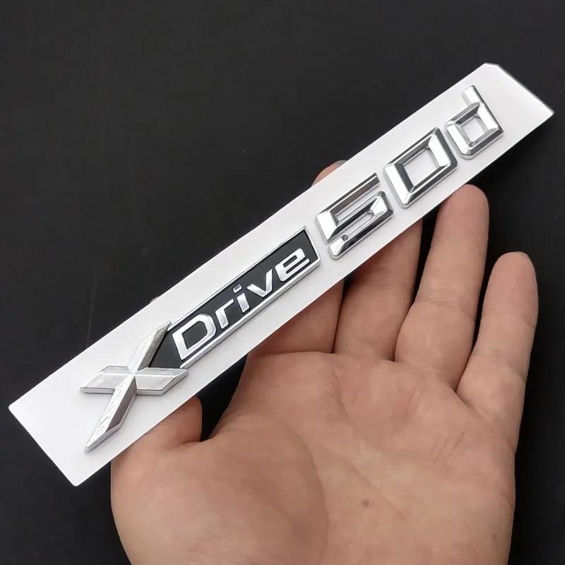 3D ABS XDrive 20d 23d 25d 30d 35d 40d 45d 50d 55d 20i 25i 30i GT X1 X3 X5 X6 Car Rear Trunk Emblem Sticker for BMW Accessories VM4
