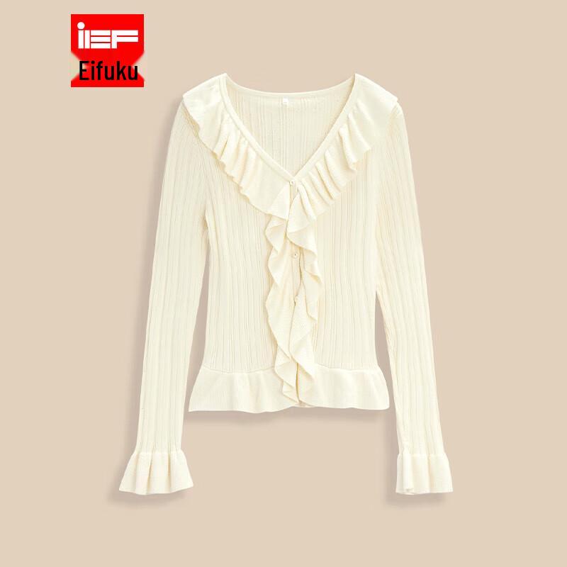 

Тонкий трикотажный топ в французском стиле IEF One Size