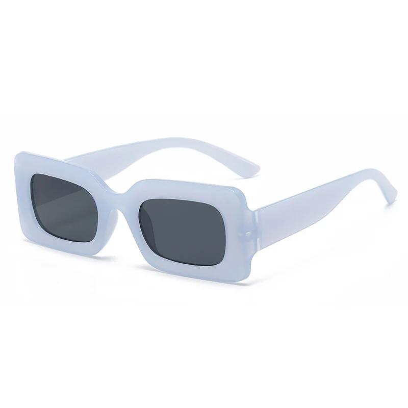 Square Rose Pink Y2K Rectangle Frame Sunglasses Women Brand Retro Punk Summer Sun Glasses Female Eyewear Shades UV400