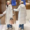Hooded Down Cotton-padded Clothes for Women's Autumn and Winter New Large Size Loose Medium and Long Versatile Cotton-padded Jackets