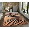 3D Canyon Crack Rug Realistic Geological Fault Carpet with Blue Abyss Optical Illusion Floor Mat for Modern Living Room Decor