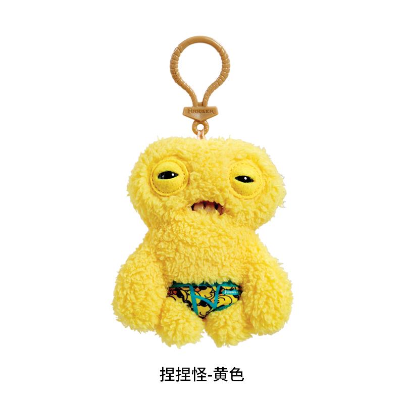 10cm Fuggler Cute Tooth Monster Funk Tooth Treasure Plush Keyrings Kawaii Mini Series Baby Funny Plush Doll Ornament