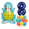 Standing Pokémon Pikachu Squirtle Child Elf Birthday Aluminum Film Printing Latex Balloon Gift