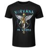 2026 Top Nirvana Gráfico Marca de Moda de Lujo Unisex Verano Manga Corta Algodón Camiseta para Mujeres y Hombres