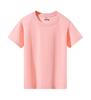 190g reines Baumwoll-Kinder-T-Shirt Kurzarm, einfarbiges Sommeroberteil für Jungen und Mädchen, lockeres Freizeit-Halbarm-Oberteil