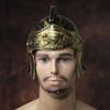 Plastic Spartan Gladiator Helmet for Men: Medieval Roman Warrior Knight Costume Headgear for Halloween Stage Performance