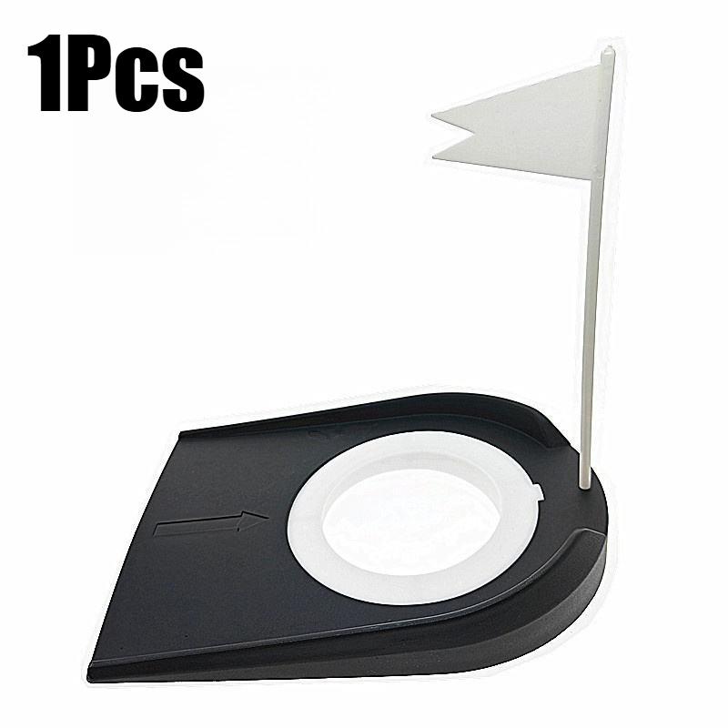 

Golf Putting Cup with Flag Practice Training Tools Golf Putting Hole for Kids Adults Office Garage Yard Practice Putting Cup