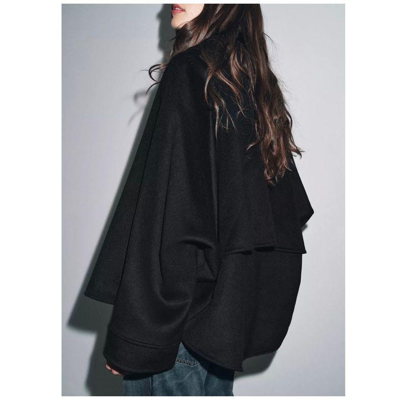 Za Autumn/Winter New Arrivals Women's Clothing Zr European and American Style Fashionable Versatile Heavy Zipper Blended Jacket 8491245