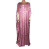Cross-Border European and American Foreign Trade Amazon Bat Sleeve African Ethnic Style Swing Dress Bronzing Robe Dress