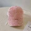 Douyin Internet celebrity hat women's tide spring rhinestone mesh hat fashionable personality versatile women's cap sun hat