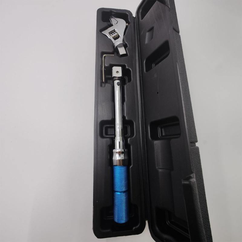 Adjustable Torque Wrench 5-25Nm Preset 72 Tooth Ratchet 0-30mm Rotating Head For Bike Motorcycle Automotive Maintenance
