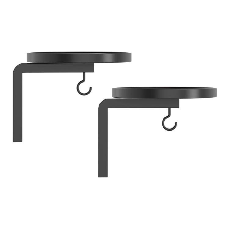 2pcs Wall Mounted Succulents Planter Double Metal Wall Planting Shelf for Living Room Bedroom Home Decoration 1
