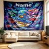Custom Name Personalized PAW Patrol Print Tapestry, Wall Art Decor, Bedroom, Dorm, Apartment, LivingRoom, Party Backdrop, Gift for Birthday