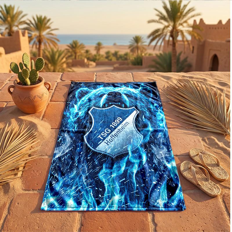 TSG Hoffenheim FC Print Microfiber Beach Towel Quick Dry Absorbent Large Towel For Beach Swimming Travel