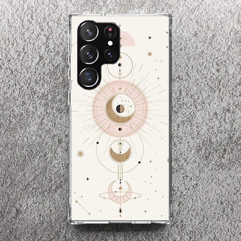 Moon Mystery Totem Witche Phone Case For Samsung Galaxy S25 S24 S23 Ultra S22 Plus S21 S20 FE S10 + S25Ultra S24U Soft Cover She