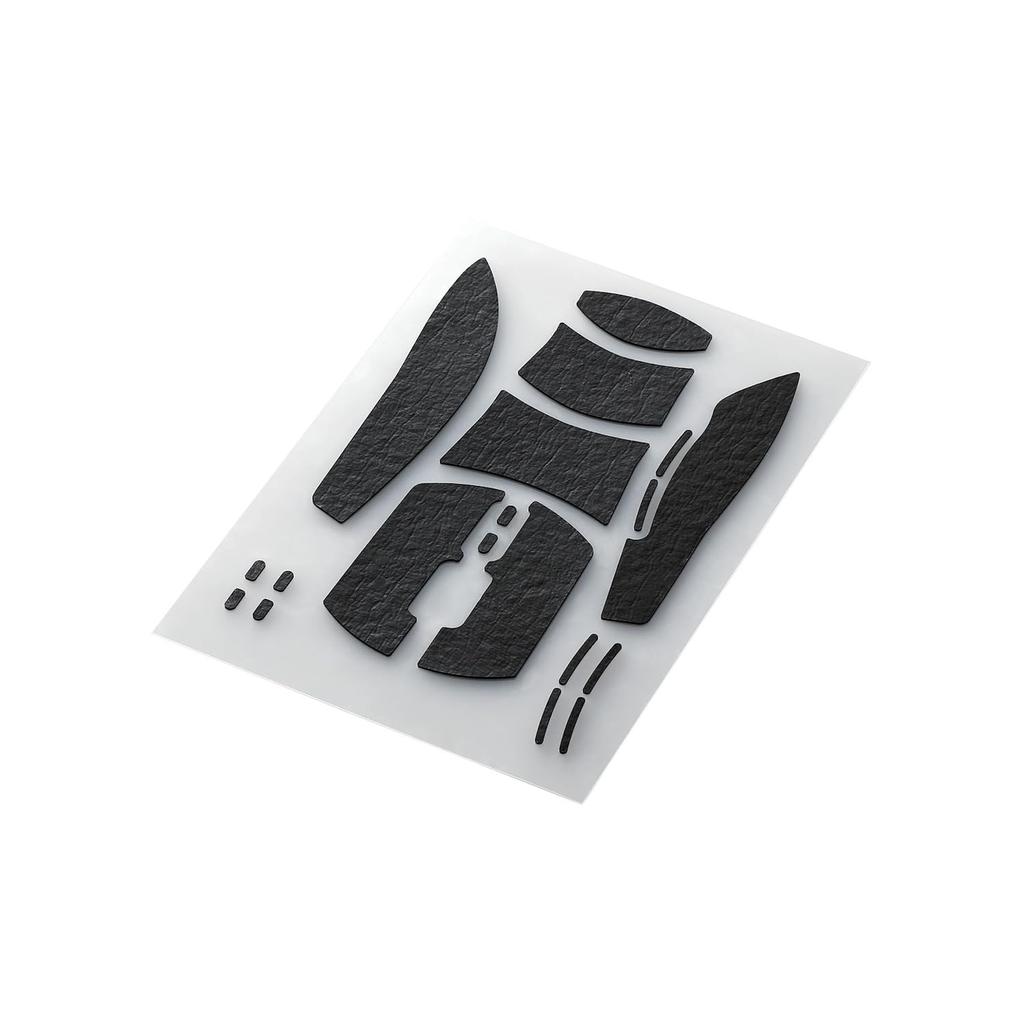 ELECOM V custom Mouse Grip Tape for Gaming Mouse M-VM510VM610, Anti-Slip, Ultra-Thin, 0.6mm, Black, GWVG600EV510BK