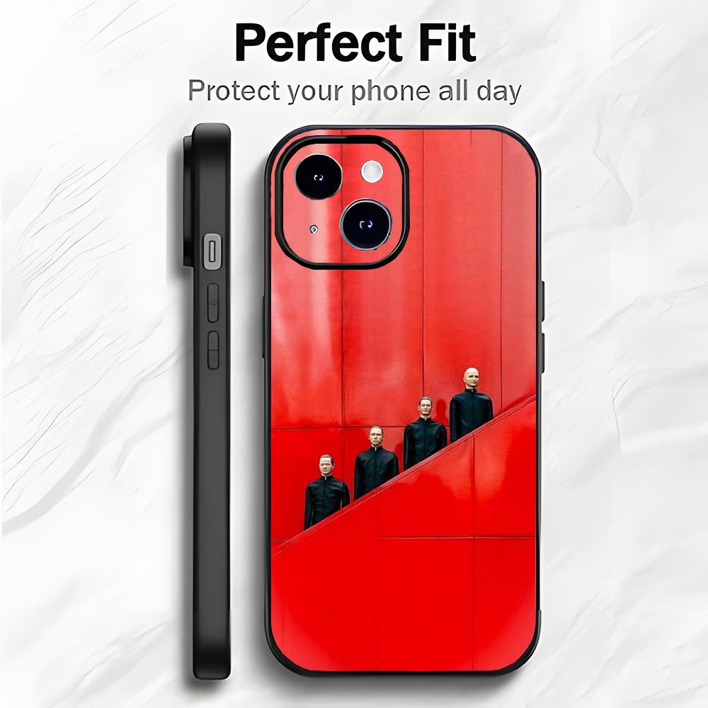 Electronic Music Pioneers K-Kraftwerk Phone Case Phone Case Soft Packaging Lightweight For iPhone17 16 15 14 13ProMax