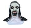 Gruselige Nonne Horror Latex Maske Schleier Beschwörung Valak Cosplay Requisiten Halloween
