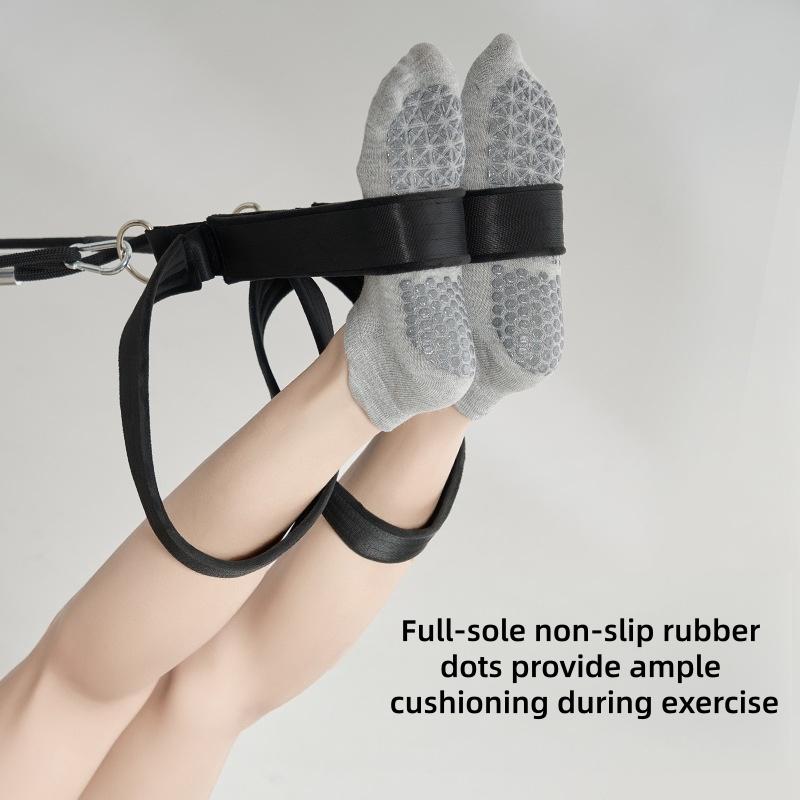 Non-slip Sole Knitted Elastic Blended Sports Socks, Fitness Yoga Socks, Pilates Aerial Yoga