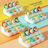 Montessori Pop-Up Animal Toy - Interactive Learning & Play Box For Toddlers, Enhances Logic & Motor Skills (Button Colors Vary)