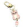 Cat Pendant Selling Cute Fun Cartoon Keyring Kitty Bicycle Car Motorcycle Keychain Metal Accessories Fashion Man Woman Gift