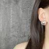 Dreamy Summer Colorful Bubbles S925 Silver Stud Earrings - Sweet Transparent Glass Ball Ear Accessories