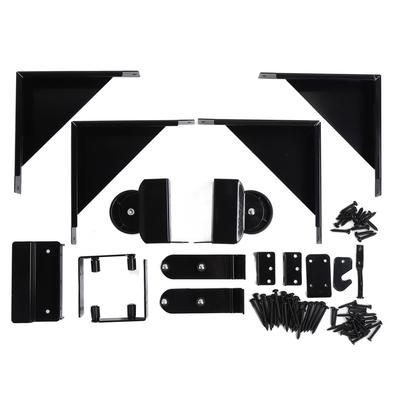 Sliding Gate Kit Heavy Duty Sliding Gate Hardware with Wheels Carbon Steel for Home Garden