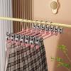 Traceless Anti-Slip Stainless Steel Trouser and Skirt Clips for Home Storage