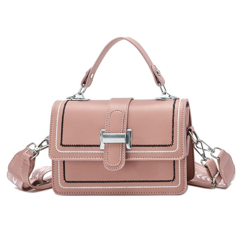 Valentine's Day fashion women's bag shoulder bag simple versatile fresh messenger bag small square bag