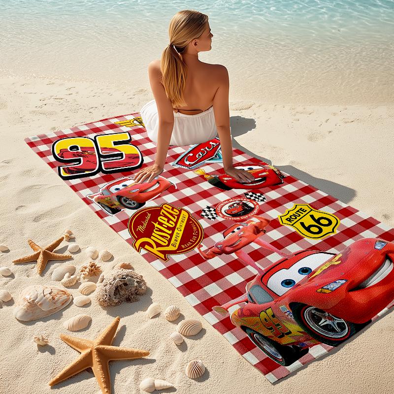 Cars Movie Poster Towel Large Quick-Drying Microfiber soft S-Square Pants-s Beach Towel for Travel Fitness Bathing Camping. 0730s86