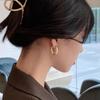Women's Daily Bold Simple Multi-Color Gold Silver Earrings