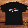 Piper Aircraft Company Logo Black/ Grey/ White/ Navy / Red T-Shirt S-5XL
