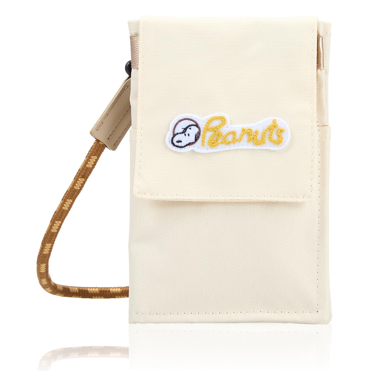 

Сумка на плече для води, паспорта, смартфона, квитків, для подорожей, з персонажем, колір слонової кістки [Snoopy] сумка 2-в-1, водовідштовхувальна, чохол, гаманець, тримач, товари, жіноча, чоловіча,