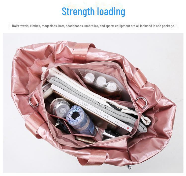 Multi-Purpose Fitness Bag with Wet/Dry Separation for Yoga, Swimming, and Travel