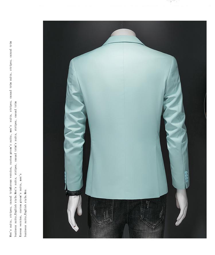 Men's Plus Size Slim Fit Blazer - Wedding & Business Attire