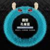 Plush Steering Wheel Cover Winter Warm Soft Fuzzy Car Accessory Women D Shape Universal Fit