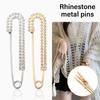 Rhinestones Waist Cinching Clip For Sweaters Coats Metal Decorative Brooch Pin Scarf Accessories Sparkling Decoration