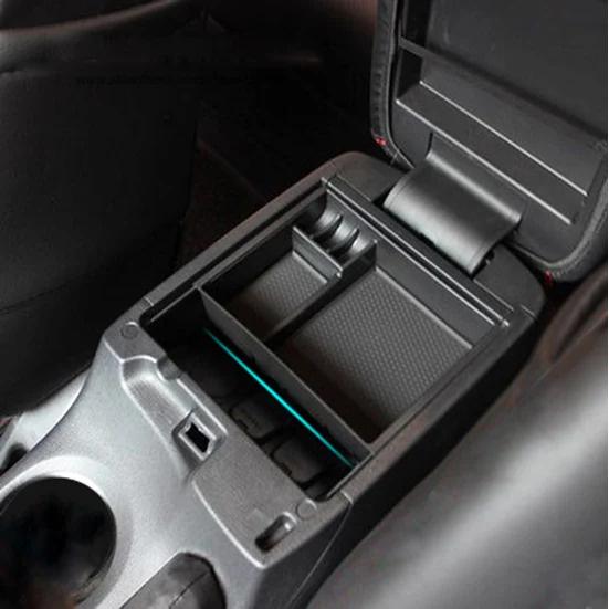 Para Mazda 3 Axela Bm 2013 2014 2015 2016 2017 Reposabrazos Reposabrazos Almacenamiento Bandeja Consola Central Soporte Teléfono Guantera Bandeja Placa