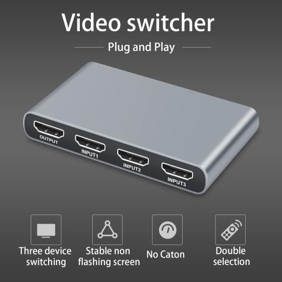 

Ключ адаптера видеоразветвителя/пульт дистанционного управления Индикатор питания Переключение фильмов