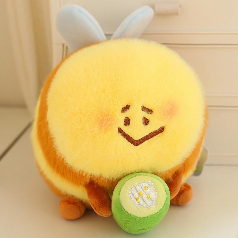 Adorável Sha Bee Pelúcia Brinquedos Pingente Recheado Cai Bee Pelúcia Super Macio Pote de Mel Boneca de Pelúcia Cama Travesseiro de Sono Presentes de Aniversário para Crianças