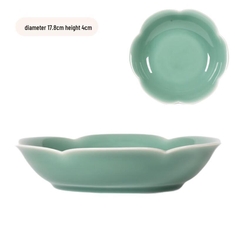 Zhi Shi Simple High-Temperature Ceramic Dinner Plate