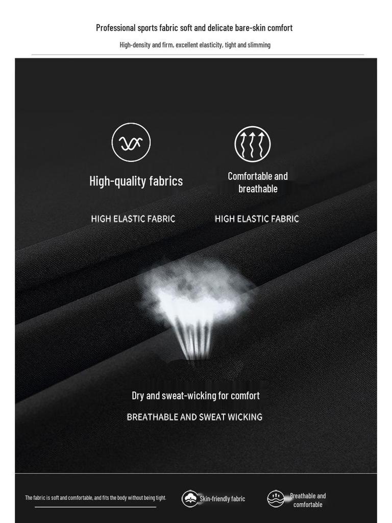 Plus Size Women's Quick-Dry Yoga & Gym T-Shirt Set - Short Sleeve, Loose Fit